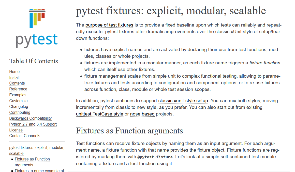 What is @pytest.fixture, pytest Framework