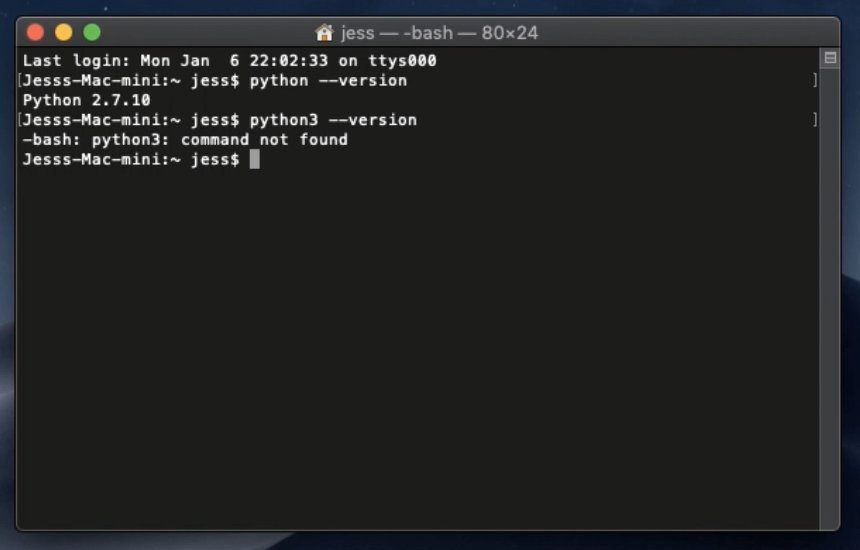 latest version of python for mac