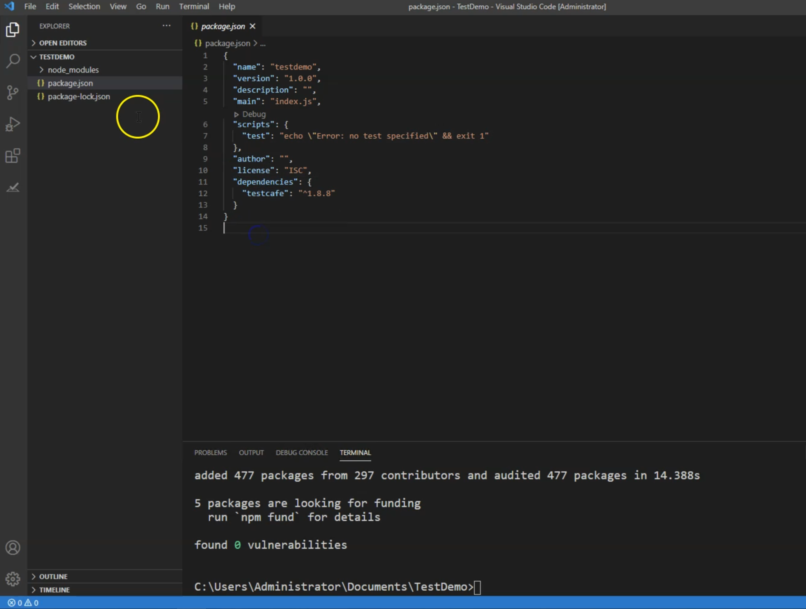 Chapter 2 2 Install NodeJS VS Code And TestCafe On Windows OS