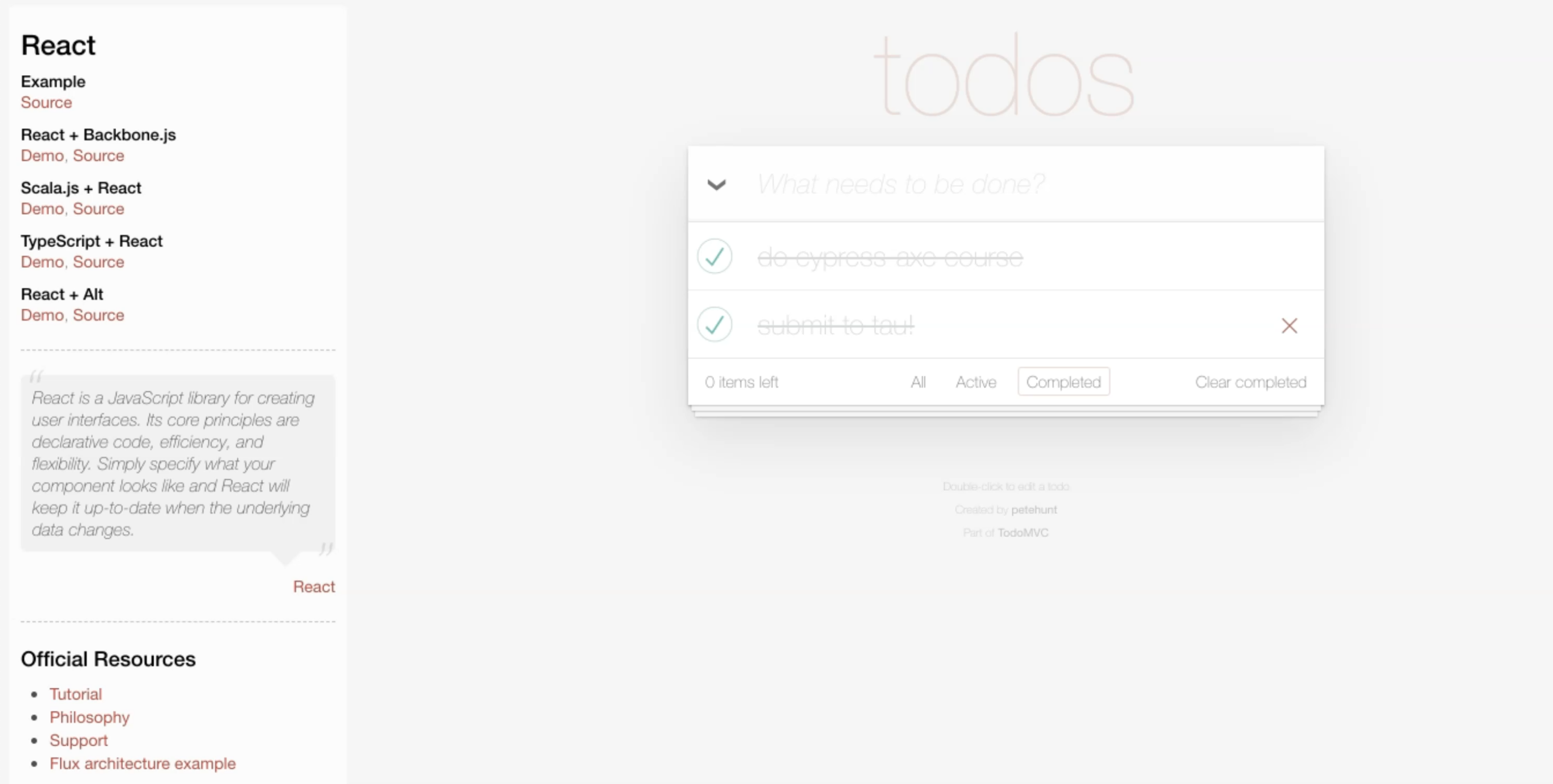 ToDo app